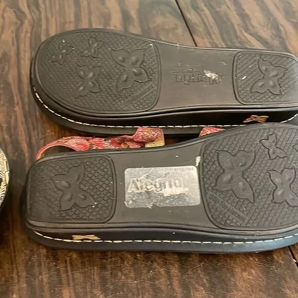 Alegria size 41 sandals great for being on your feet all day boho floral… - Picture 12 of 12